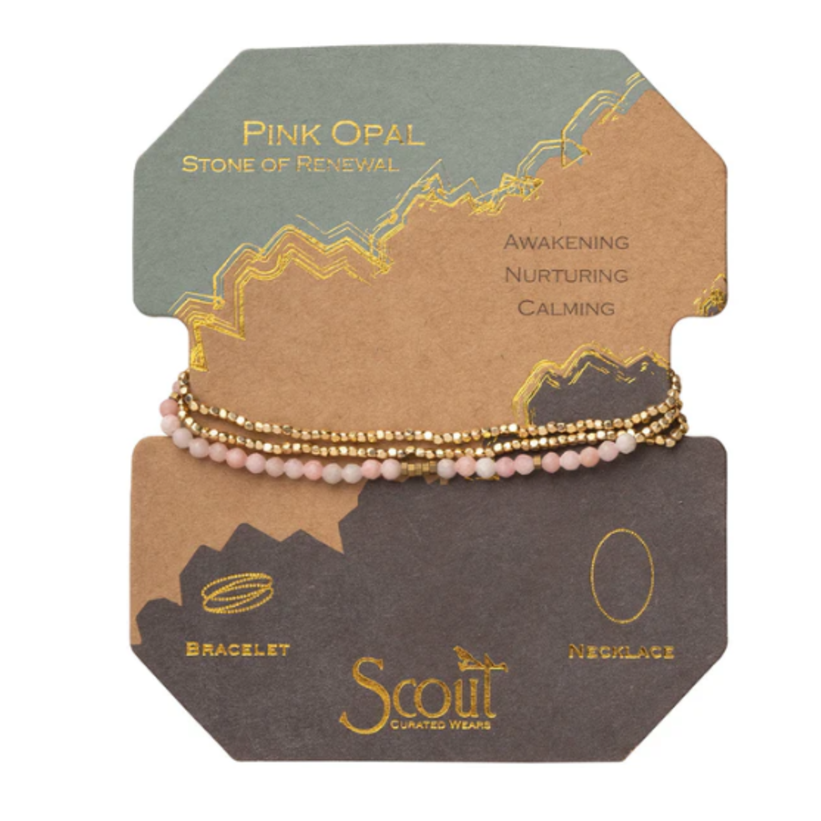 Scout Stone Wrap Pink Opal