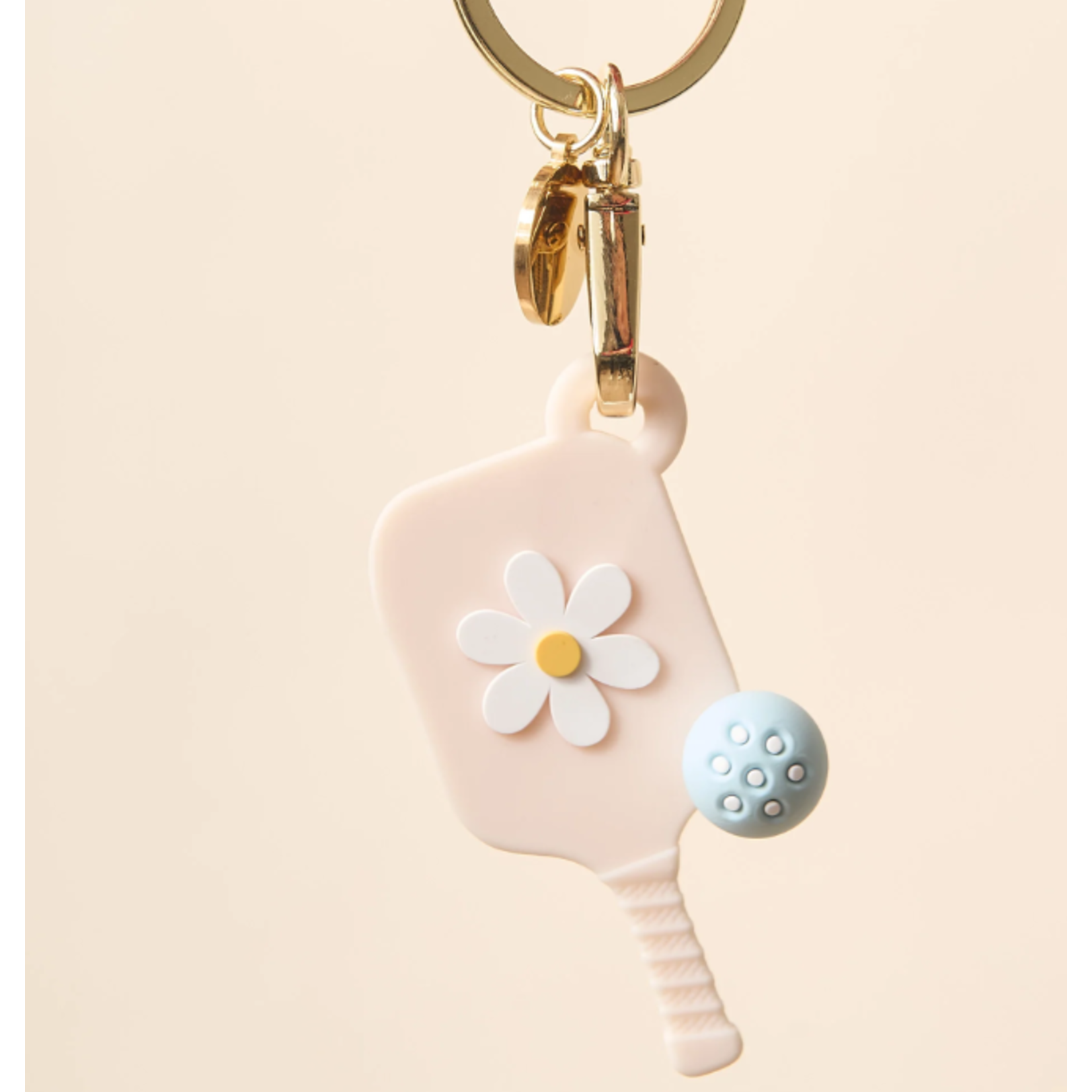 The Darling Effect Pickleball Keychain