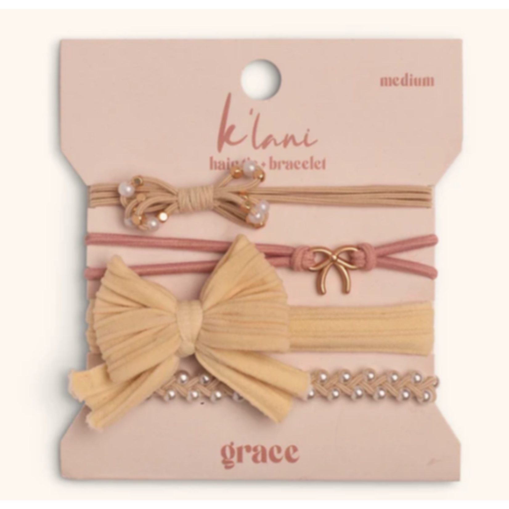 K'lani Hair Tye Bracelet - Grace