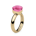 Firenze Ring Big - Gold/Padparadscha