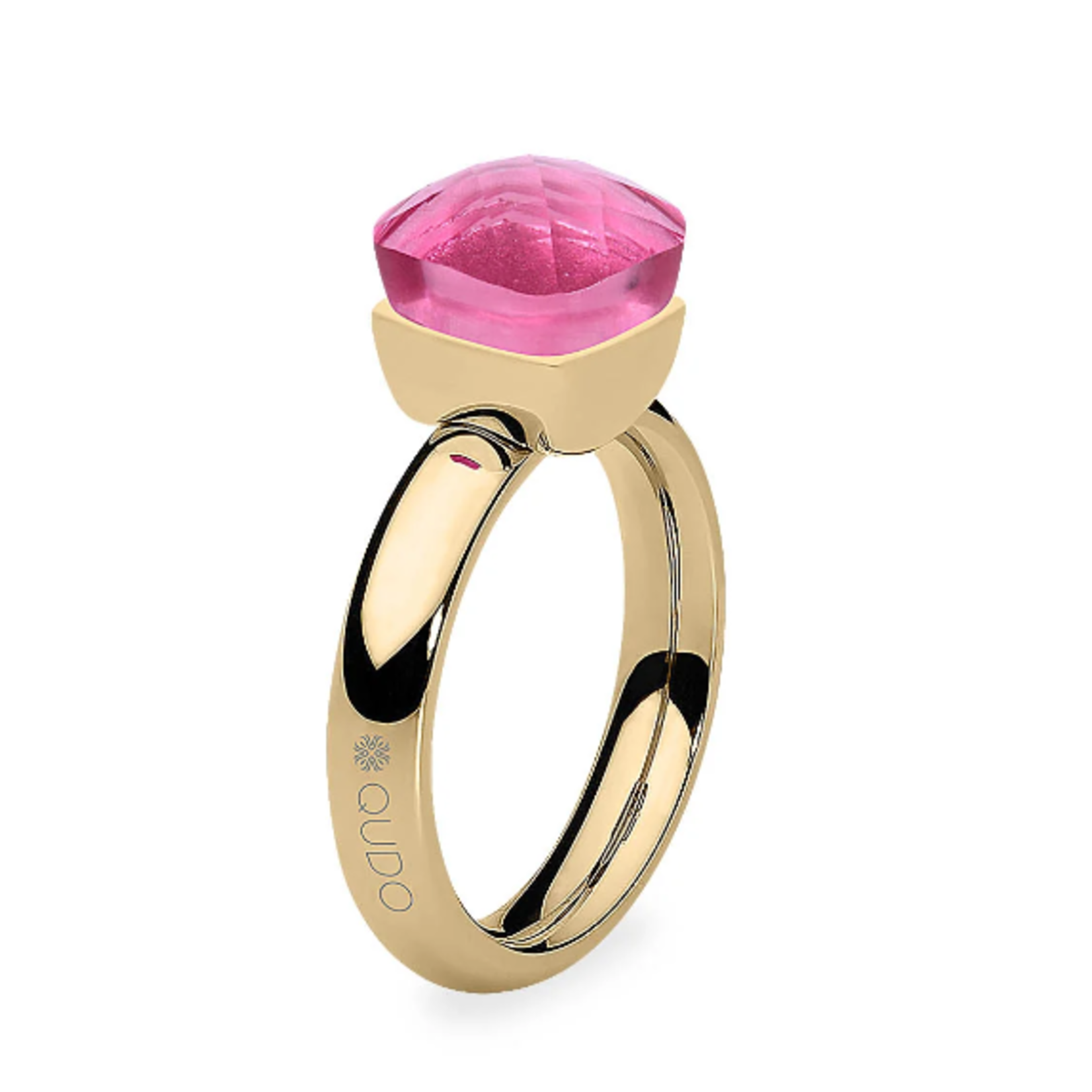 Firenze Ring Big - Gold/Padparadscha