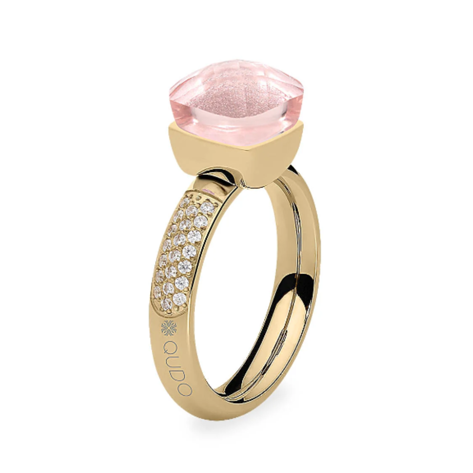 Firenze Ring Big Deluxe - Gold/Vintage Rose
