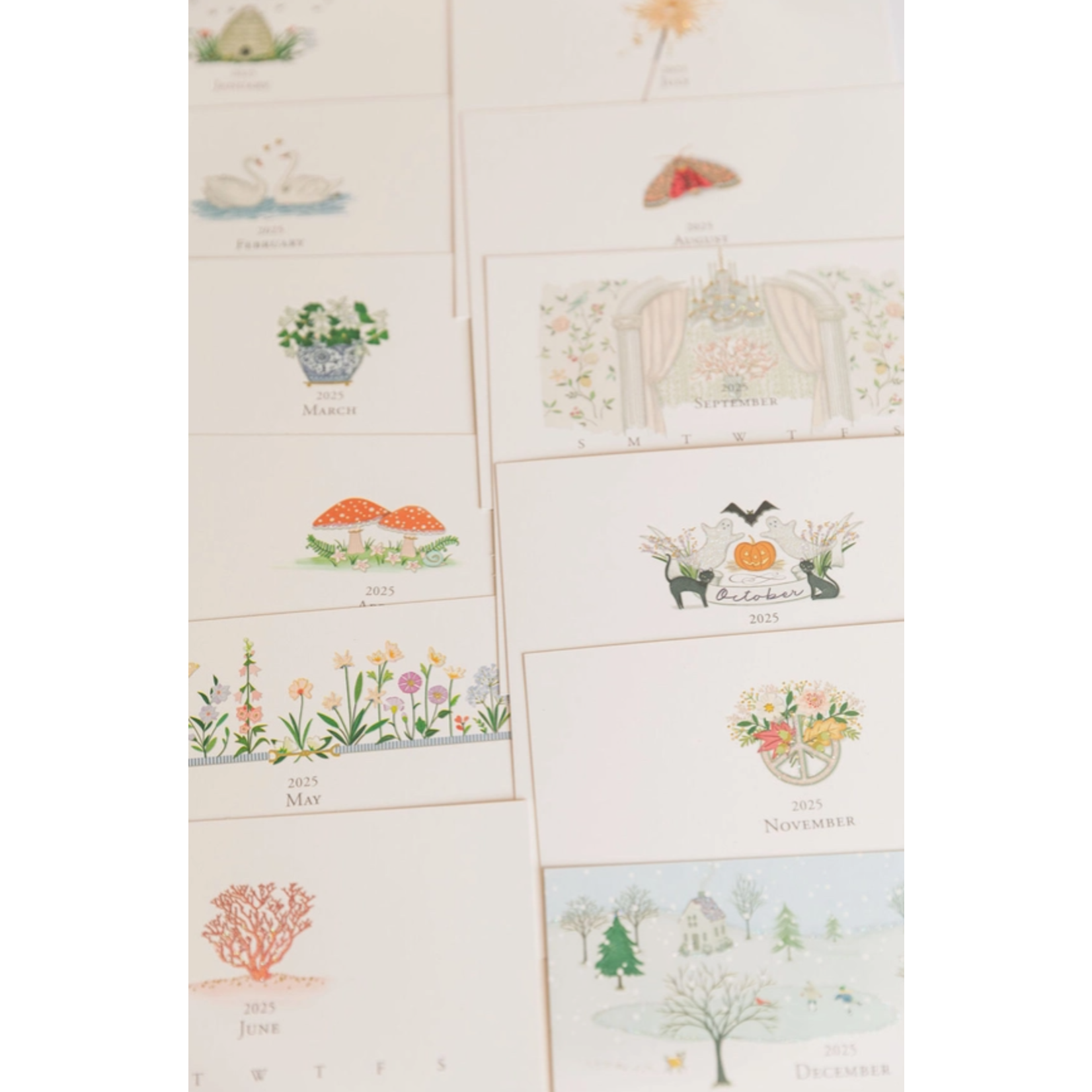 2026 Karen Adams Classic Desk Calendar Refill