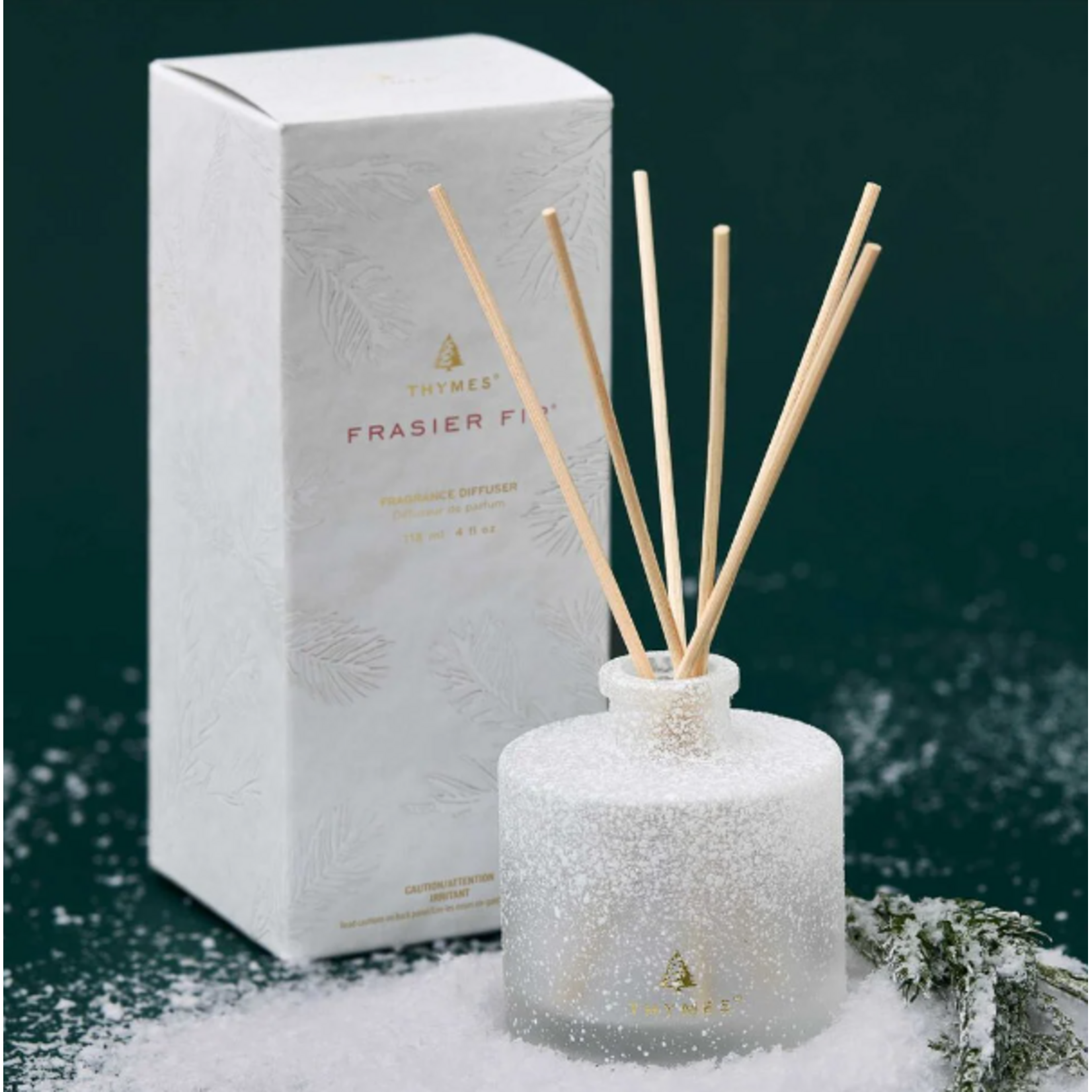 Thymes Frasier Fir Flocked Diffuser