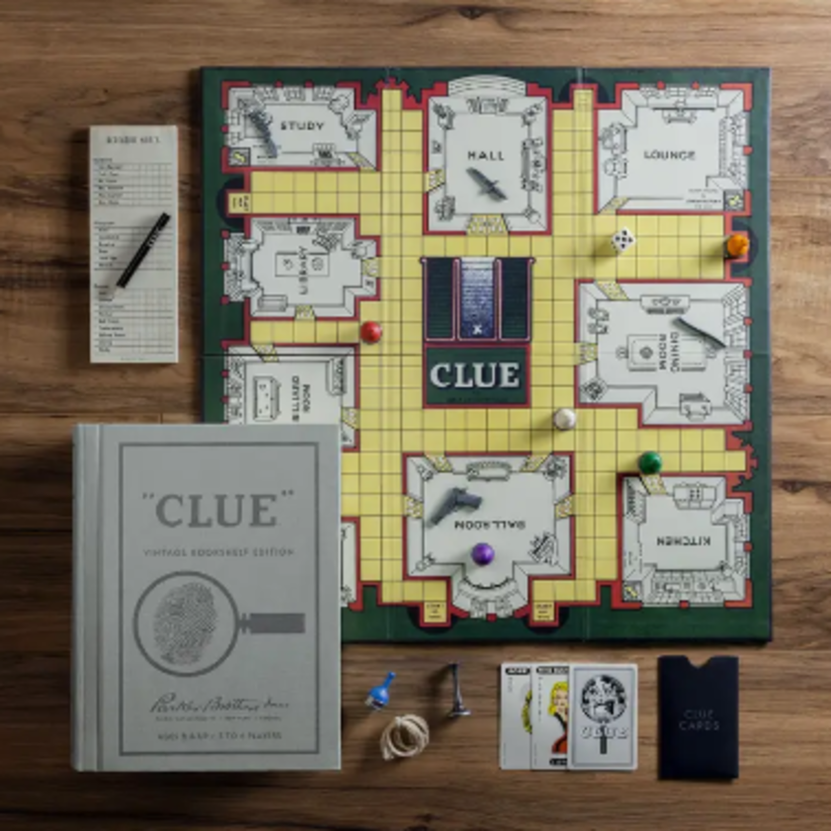 Clue Vintage Bookshelf Edition