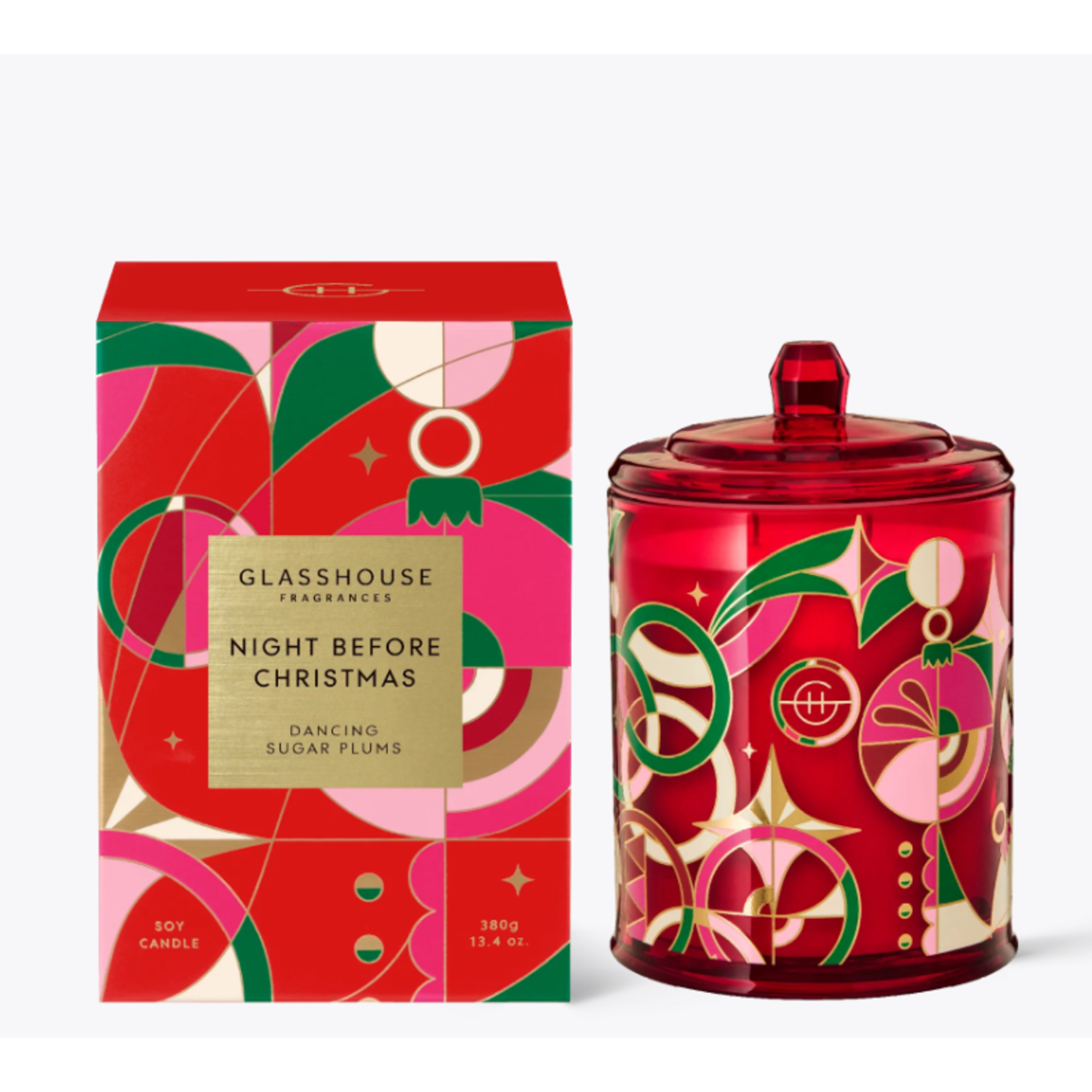 Glasshouse Fragrances Night Before Christmas 13.4oz Candle