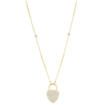 Electric Picks Love Lockdown Necklace - Gold