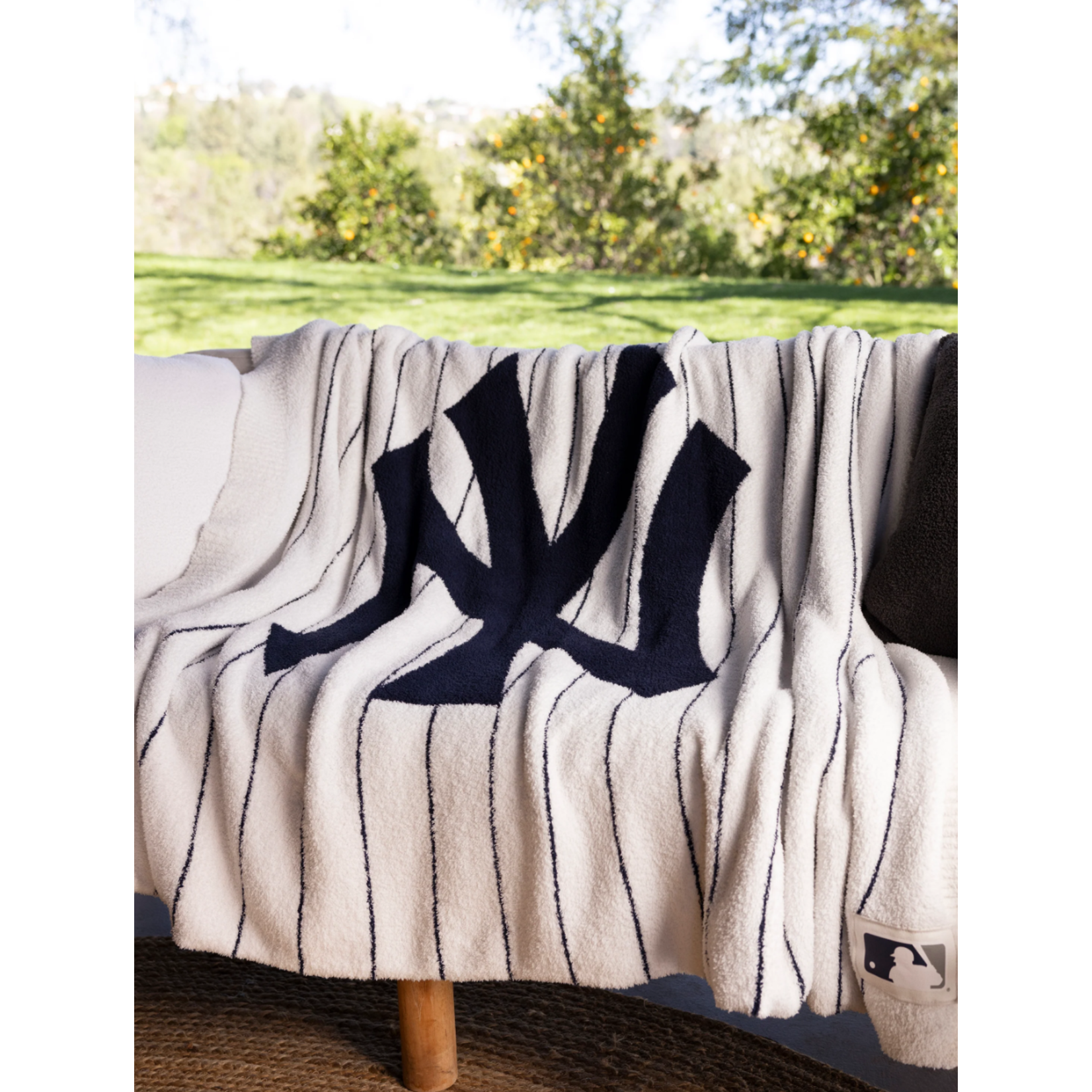 Barefoot Dreams CozyChic New York Yankees Throw