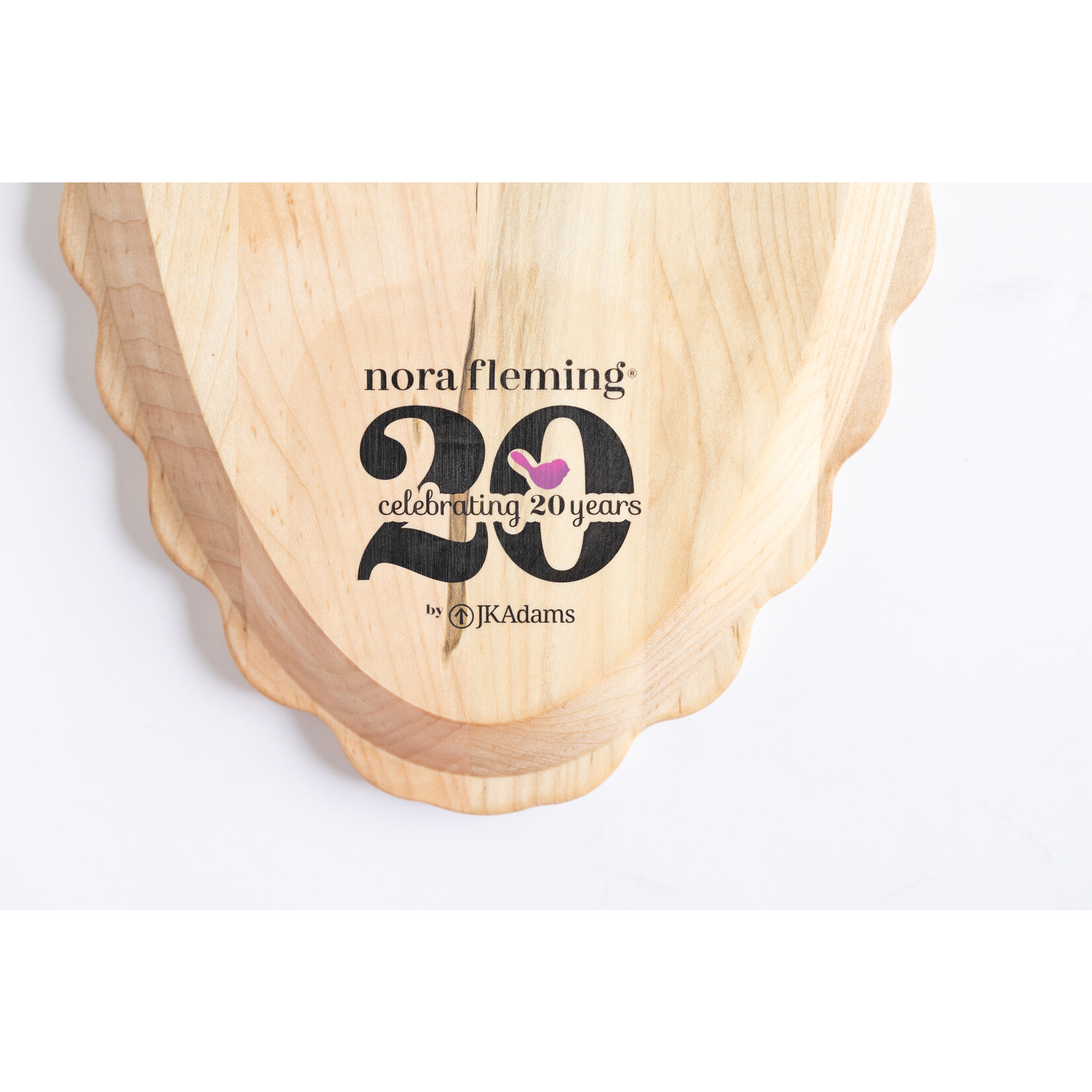 Nora Fleming Limited Edition Maple Scalloped Anniversary Board