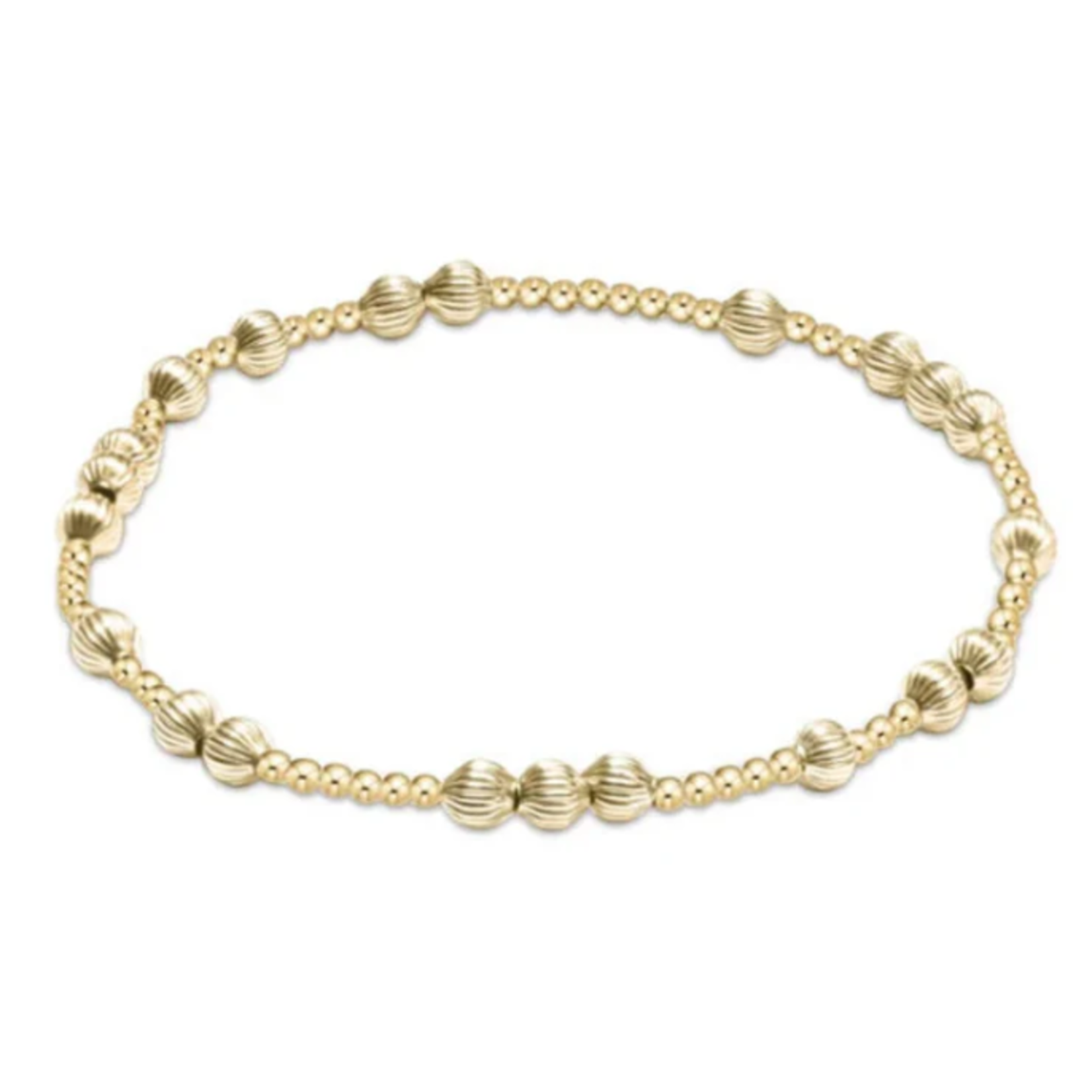 enewton Hope Unwritten Dignity 4mm Bead Bracelet - Gold