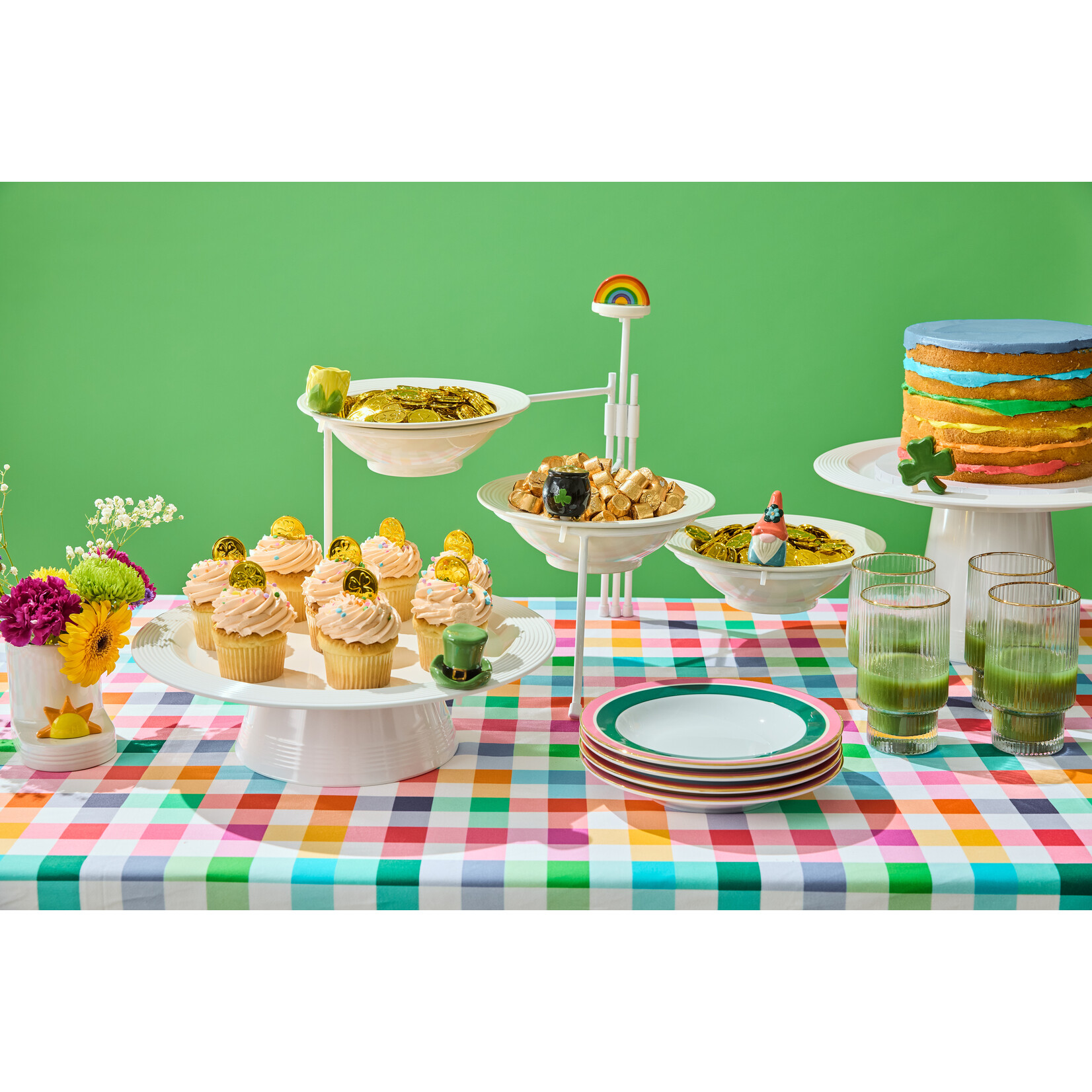 Nora Fleming Triple Tier Stand - round