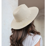 Bride Pearl Hat, Natural