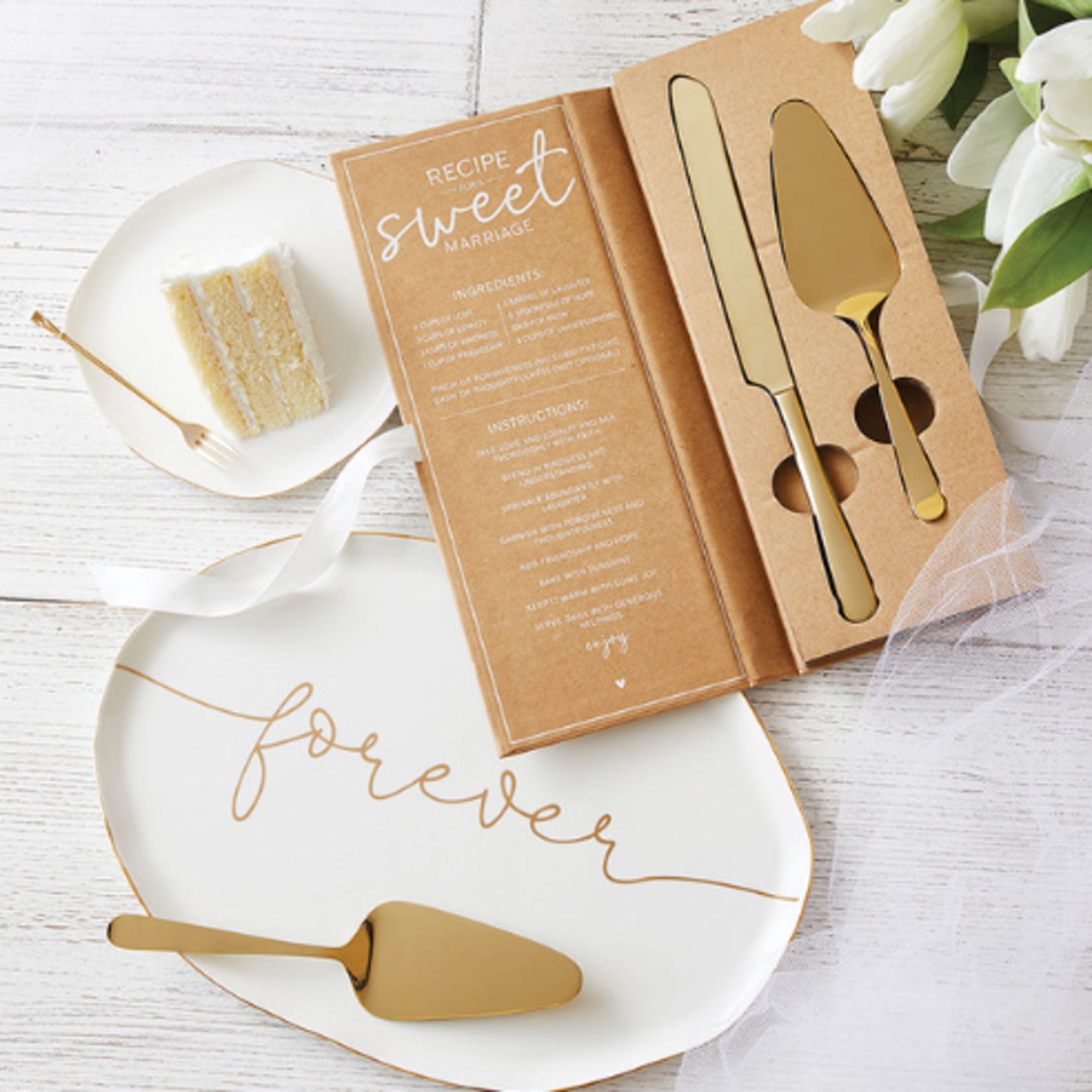 2 Piece Cake Serving Set