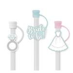 Swig Bride To Be Straw Topper Set