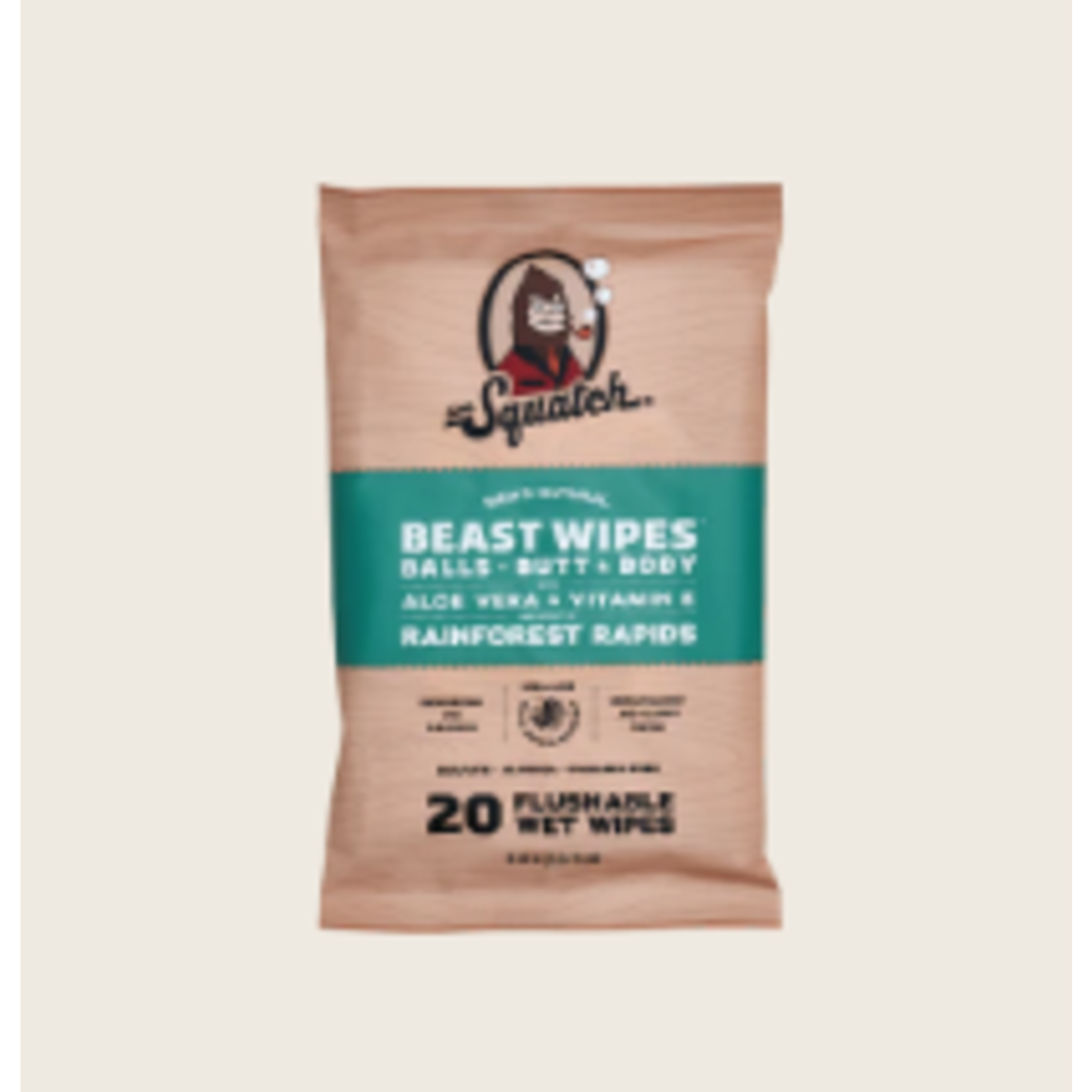 Dr. Squatch Beast Wipes - Rainforest Rapids
