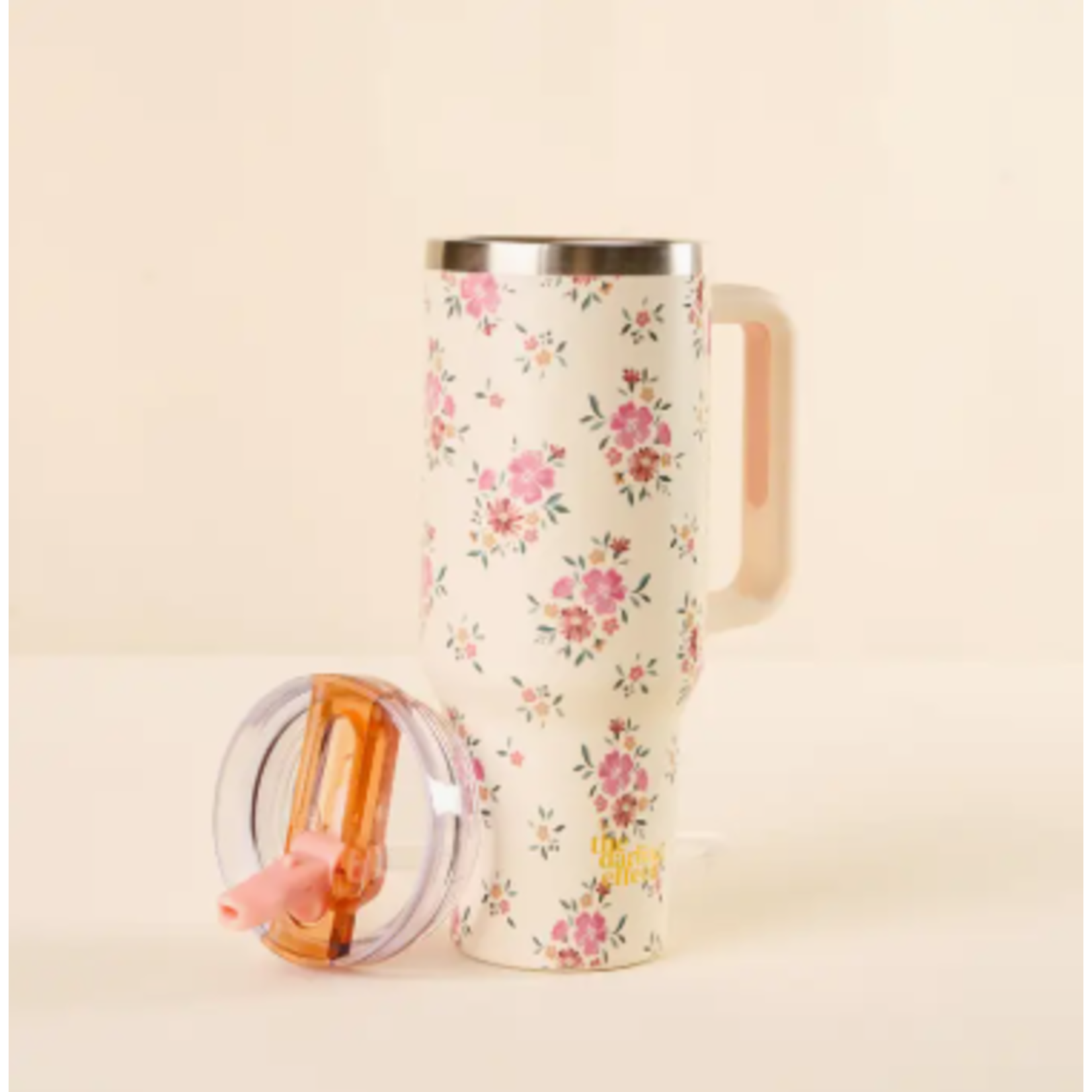 The Darling Effect 40oz Lifestyle Flip Straw Tumbler - Endless Daydream Cream
