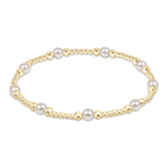 enewton Classic Purpose Pattern 4mm Bead Bracelet - Pearl