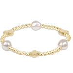 enewton Signature Cross Admire Pearl Pattern 3mm Bead Bracelet