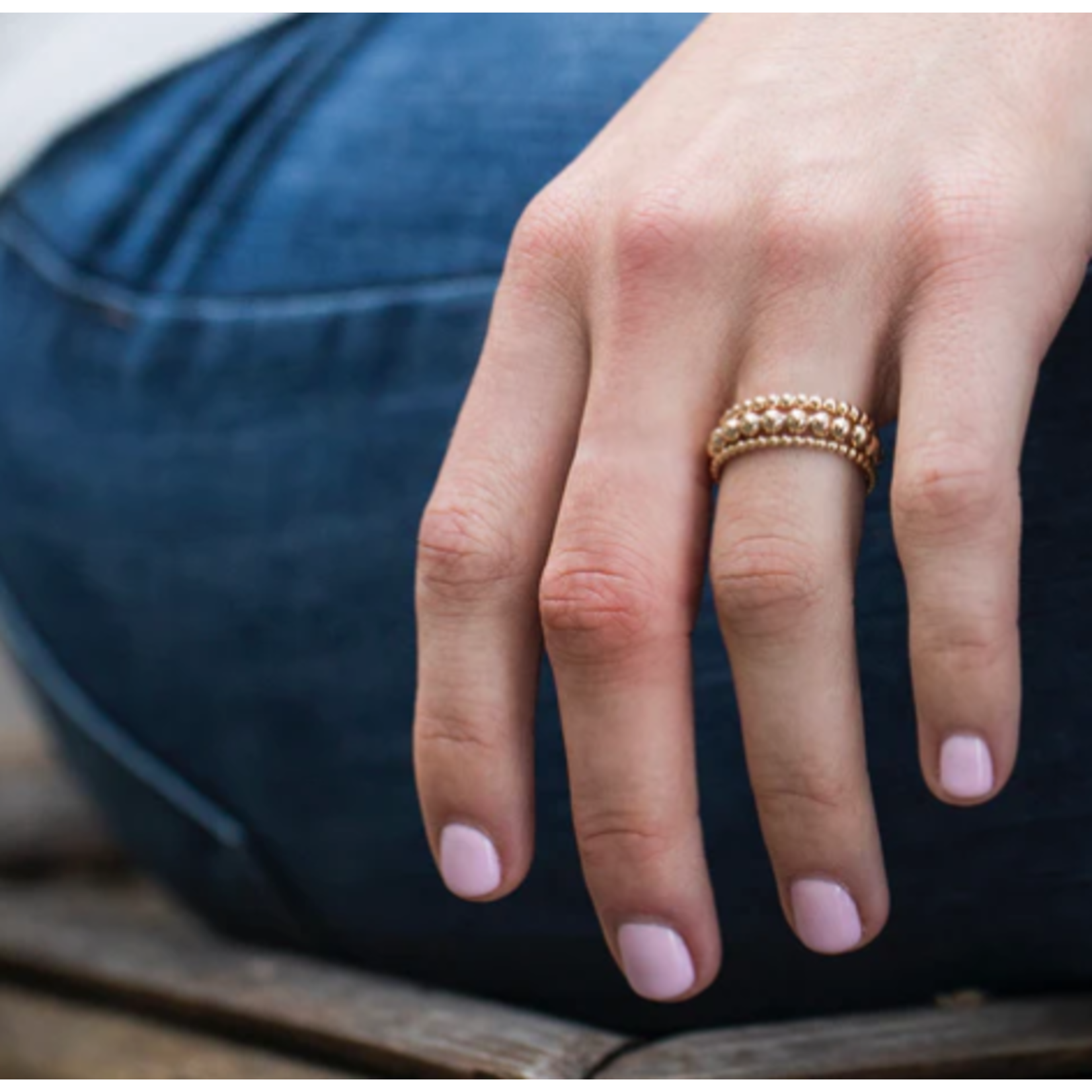 enewton Classic Gold 3mm Bead Ring