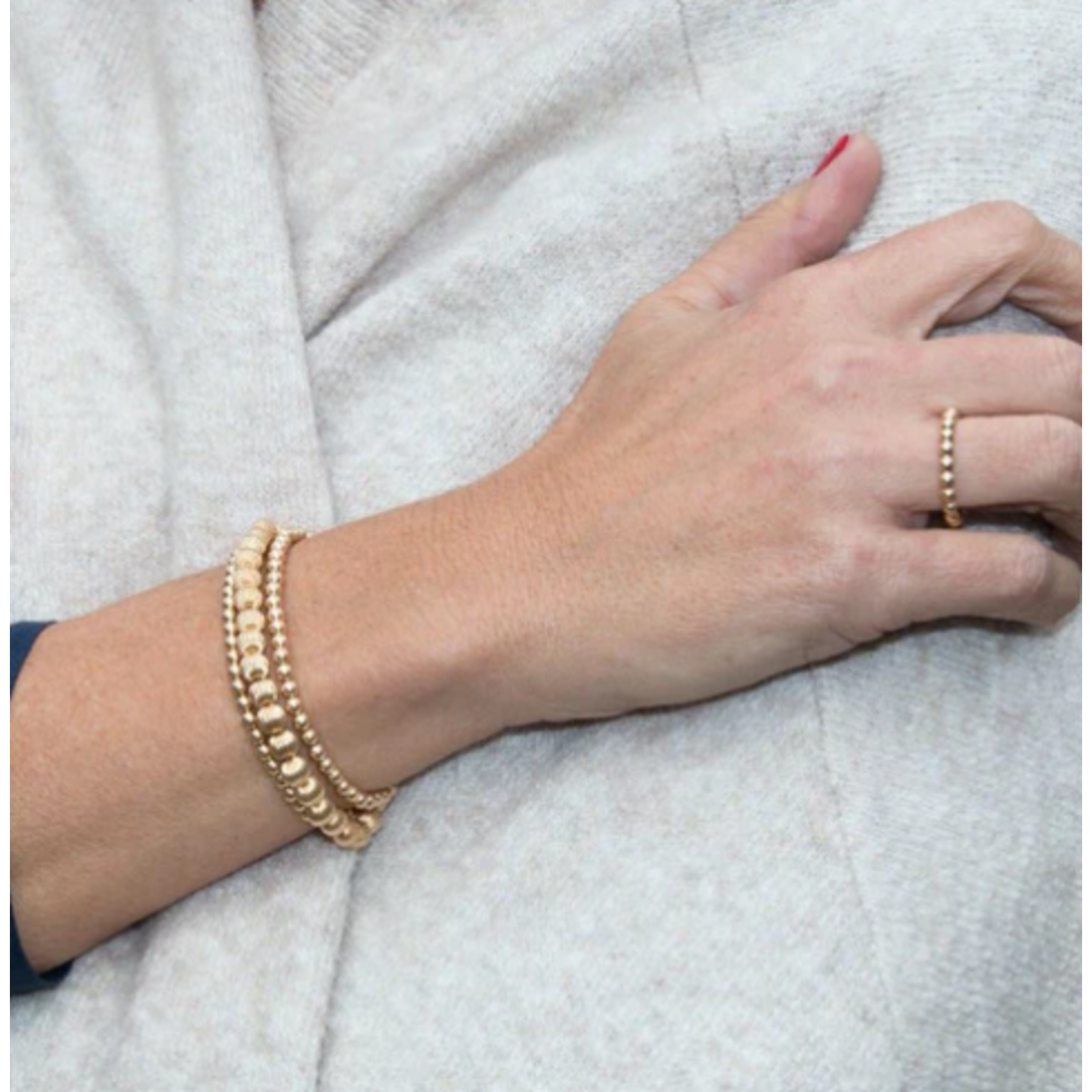 enewton Classic Gold 2mm Bead Ring