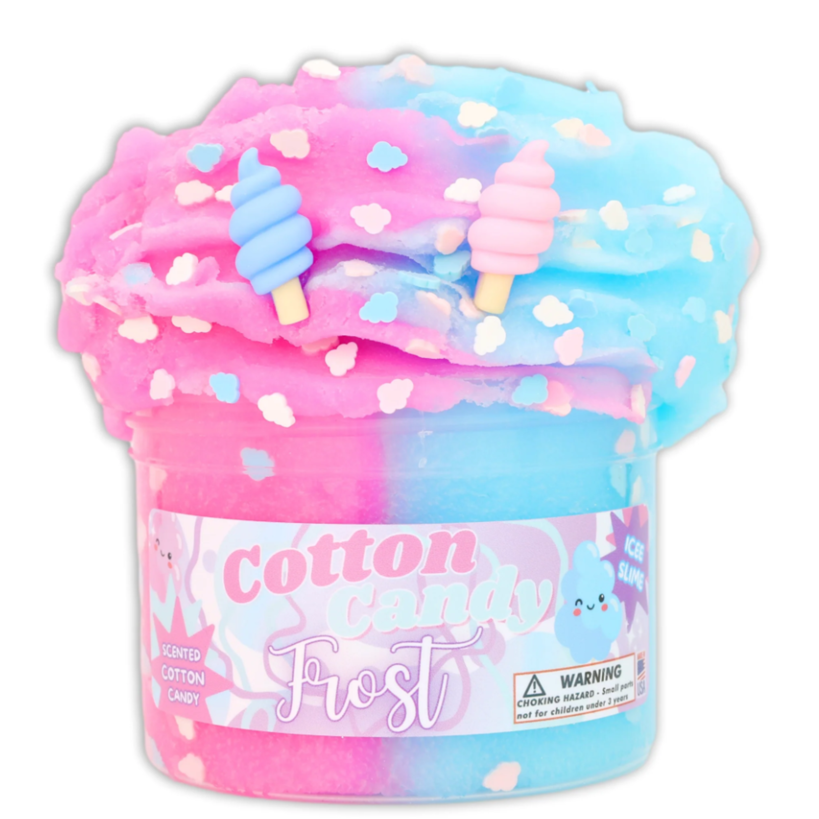 Dope Slimes Cotton Candy Frost Slime
