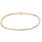 enewton Hope Joy Pattern 2mm Bead Bracelet - Hot Mess SS25