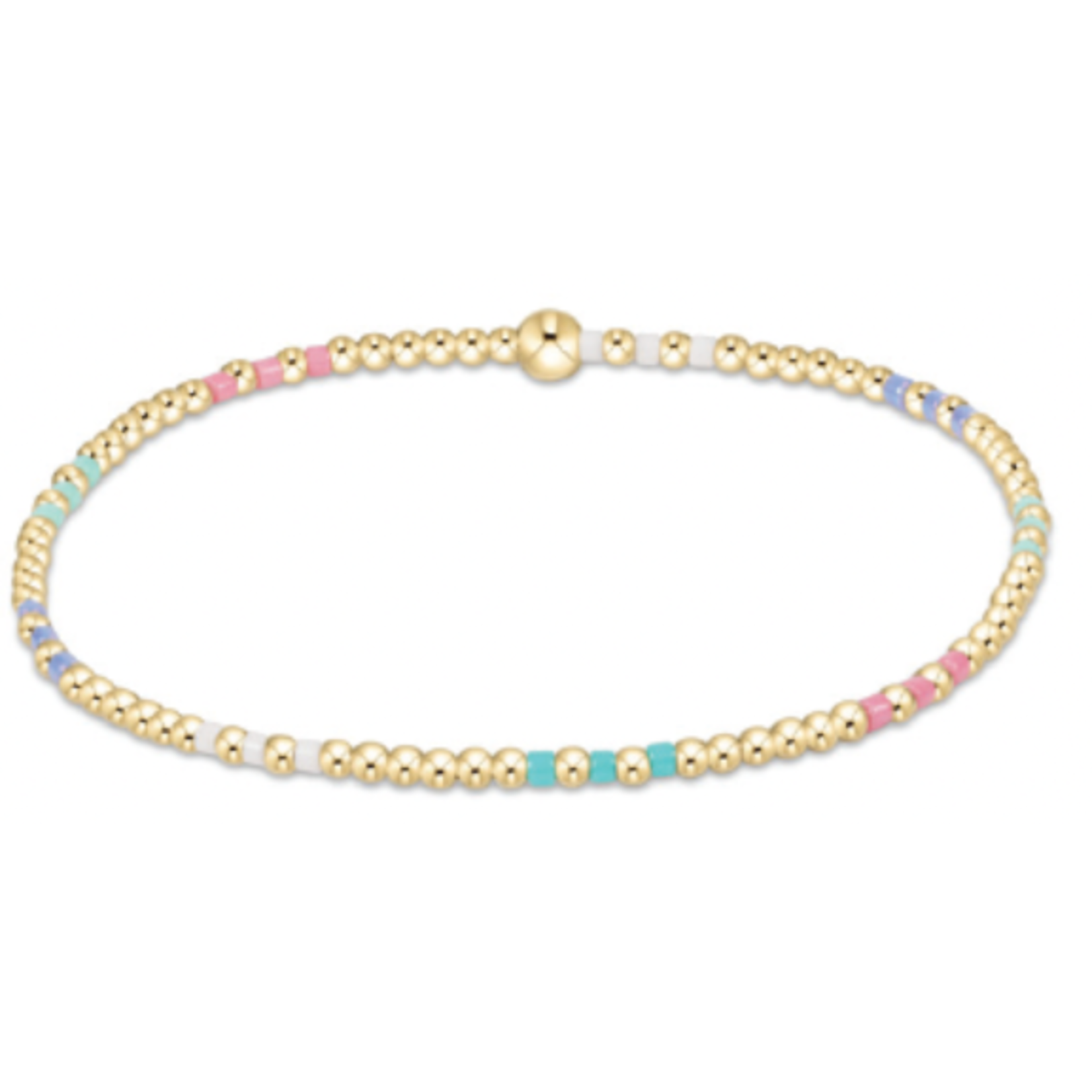 enewton Hope Joy Pattern 2mm Bead Bracelet - Hot Mess SS25