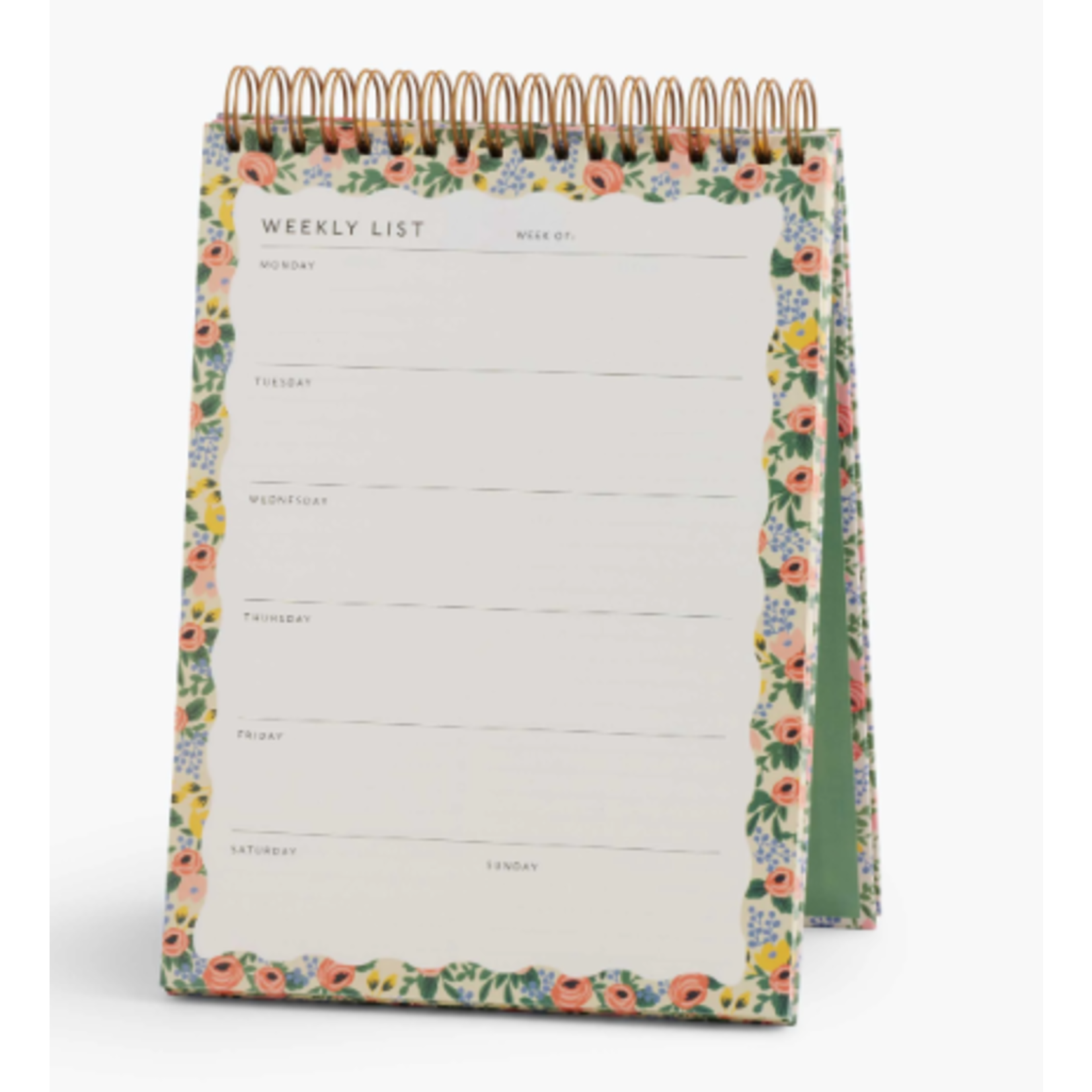 Rifle Paper Co. Rosa Desktop Weekly Planner
