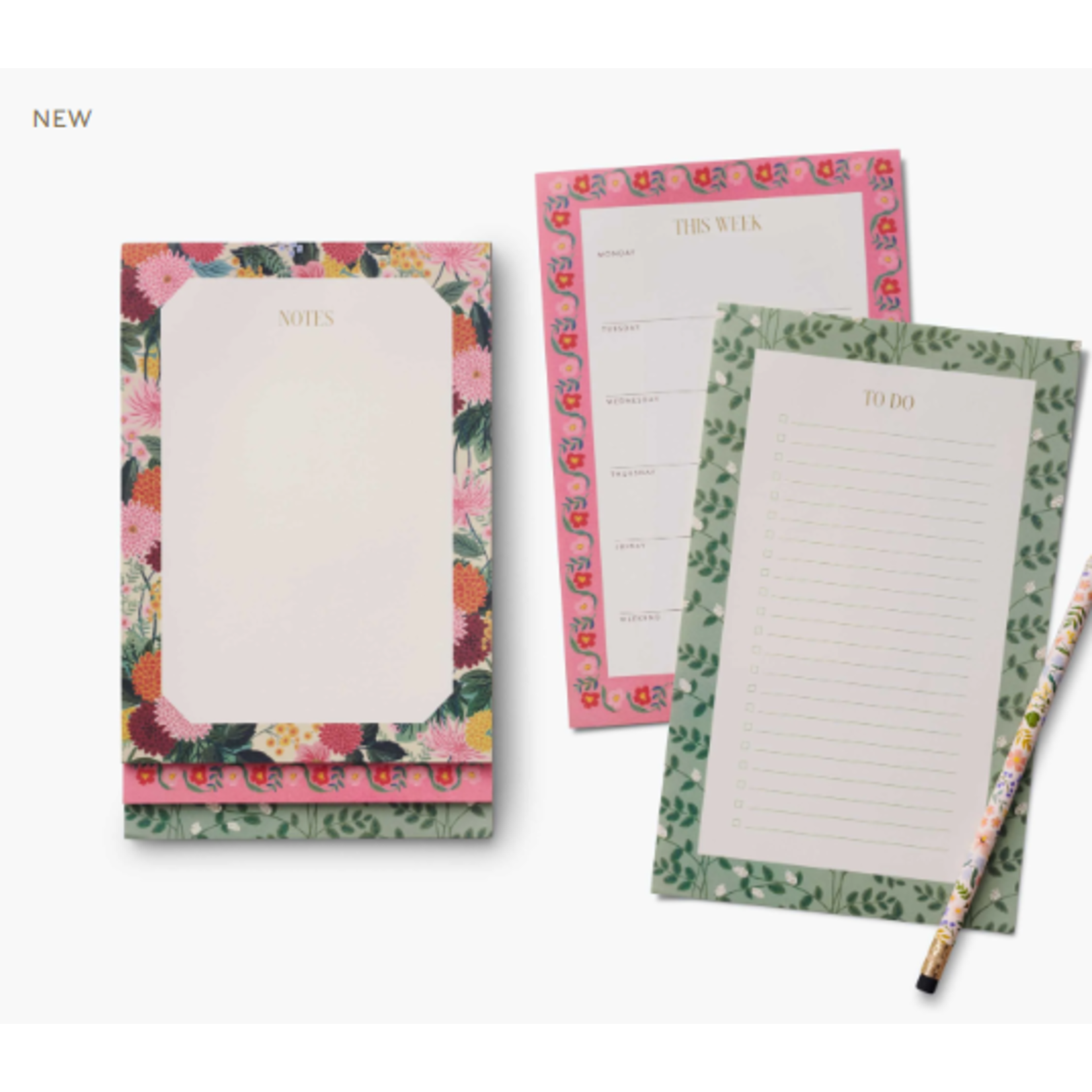 Rifle Paper Co. Dahlia Tiered Notepad
