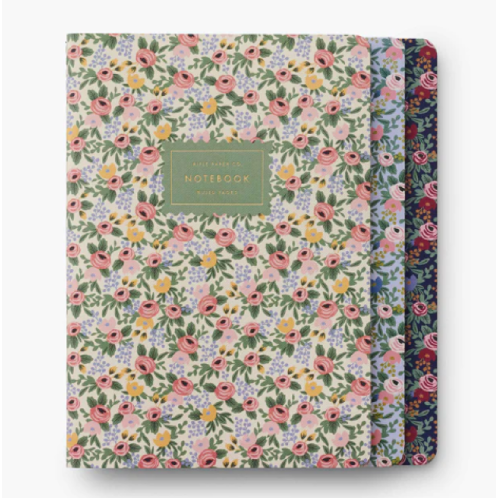 Rifle Paper Co. Assorted Set of 3 Rosa Notebooks