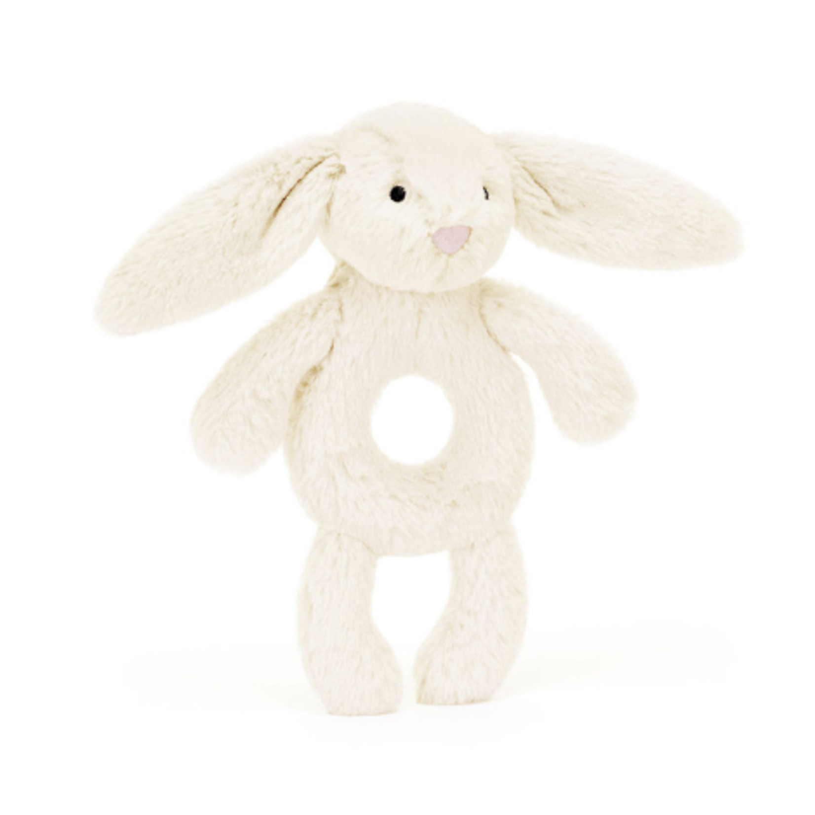 Jellycat Bashful Cream Bunny Ring Rattle