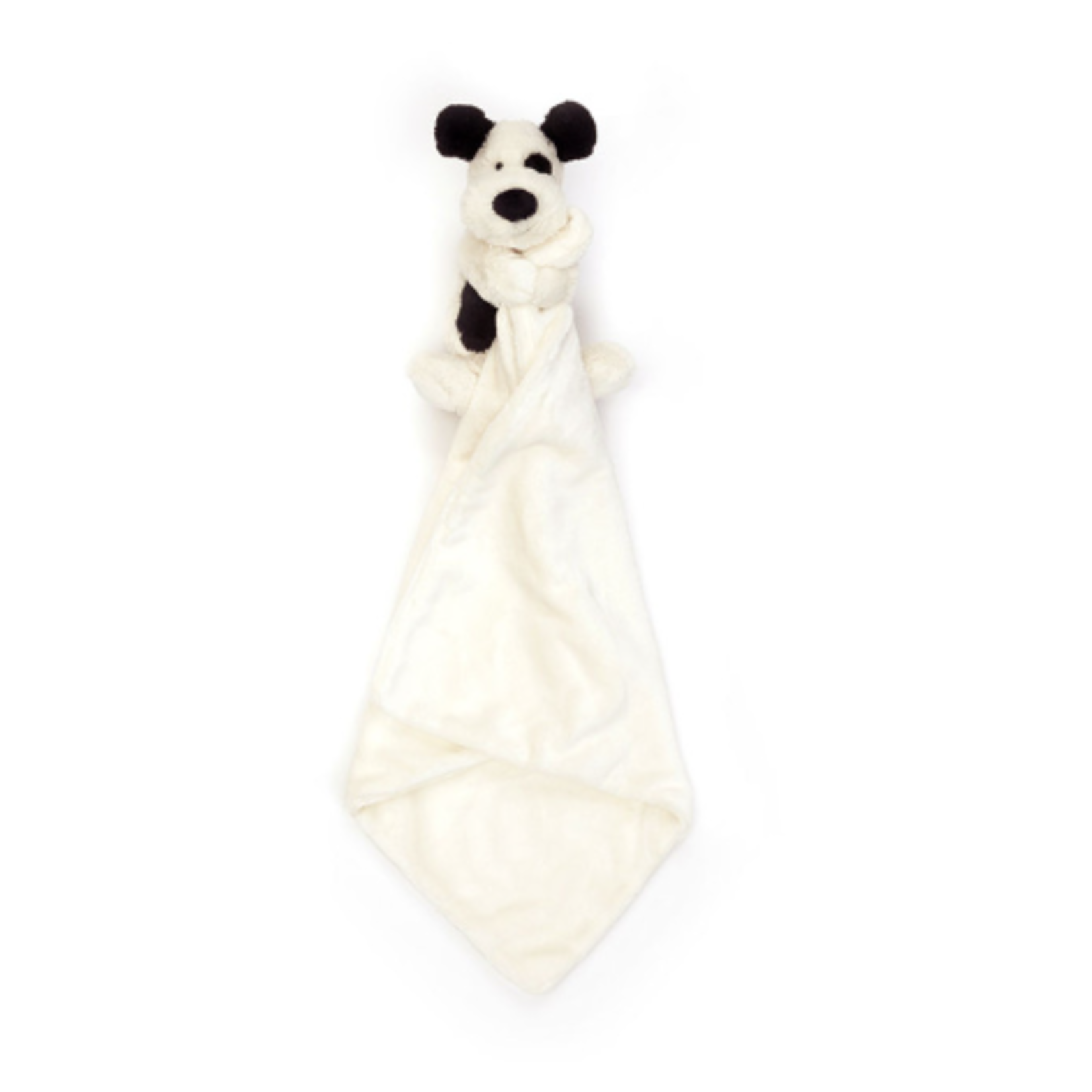 Jellycat Bashful Black & Cream Puppy Soother