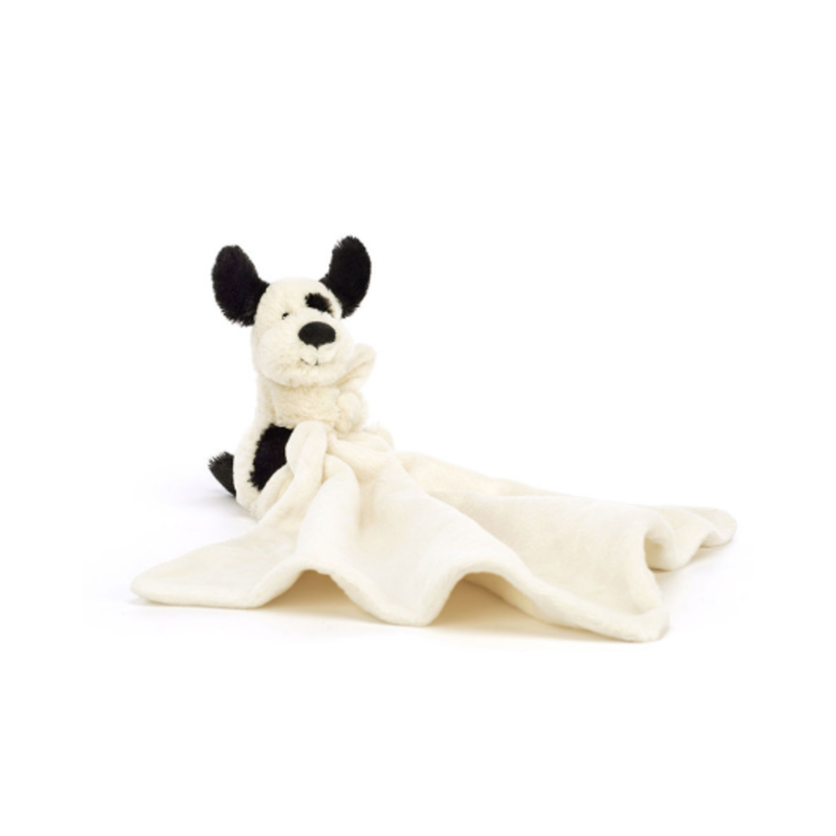Jellycat Bashful Black & Cream Puppy Soother