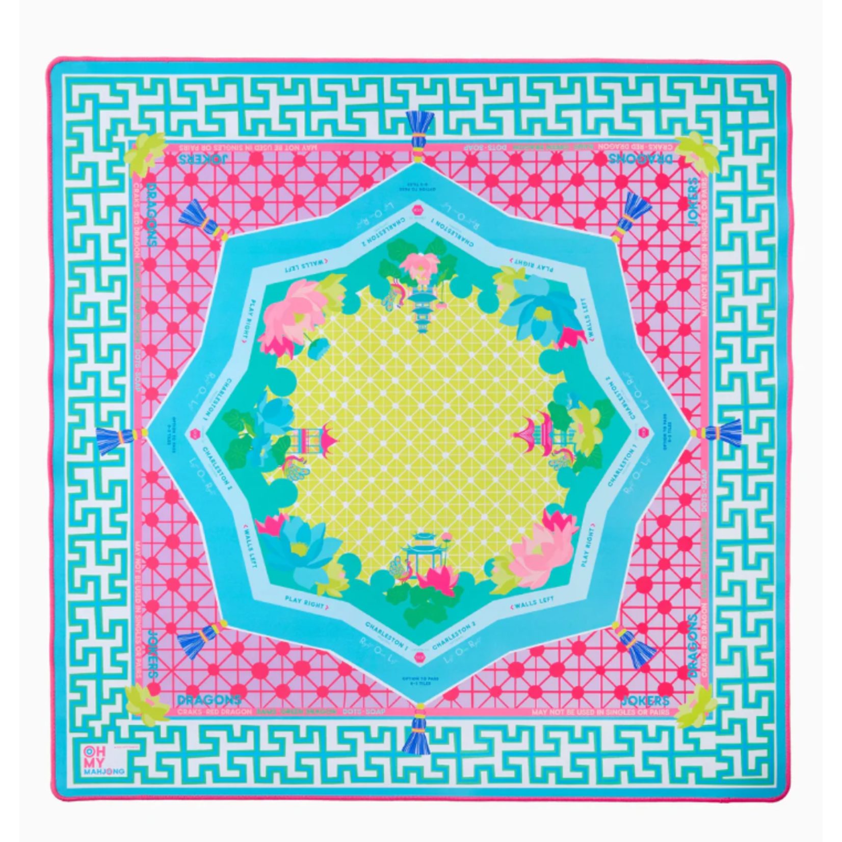 Oh My Mahjong Zen Glow Mahjong Mat