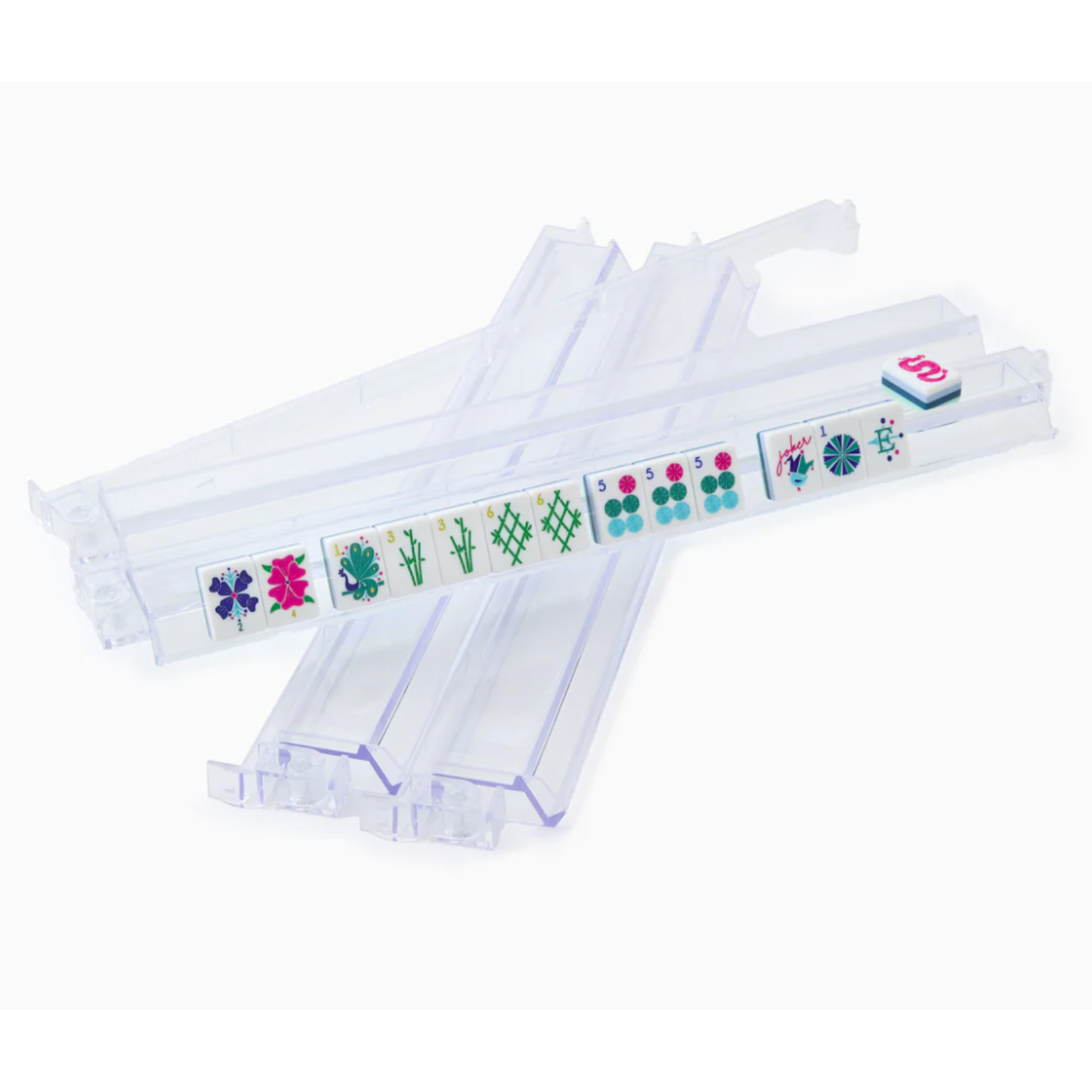 Oh My Mahjong Clear Acrylic Rack & Pusher Set