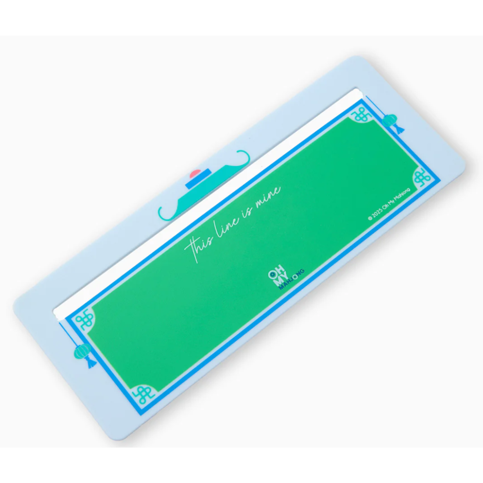 Oh My Mahjong Light Blue Line Finder