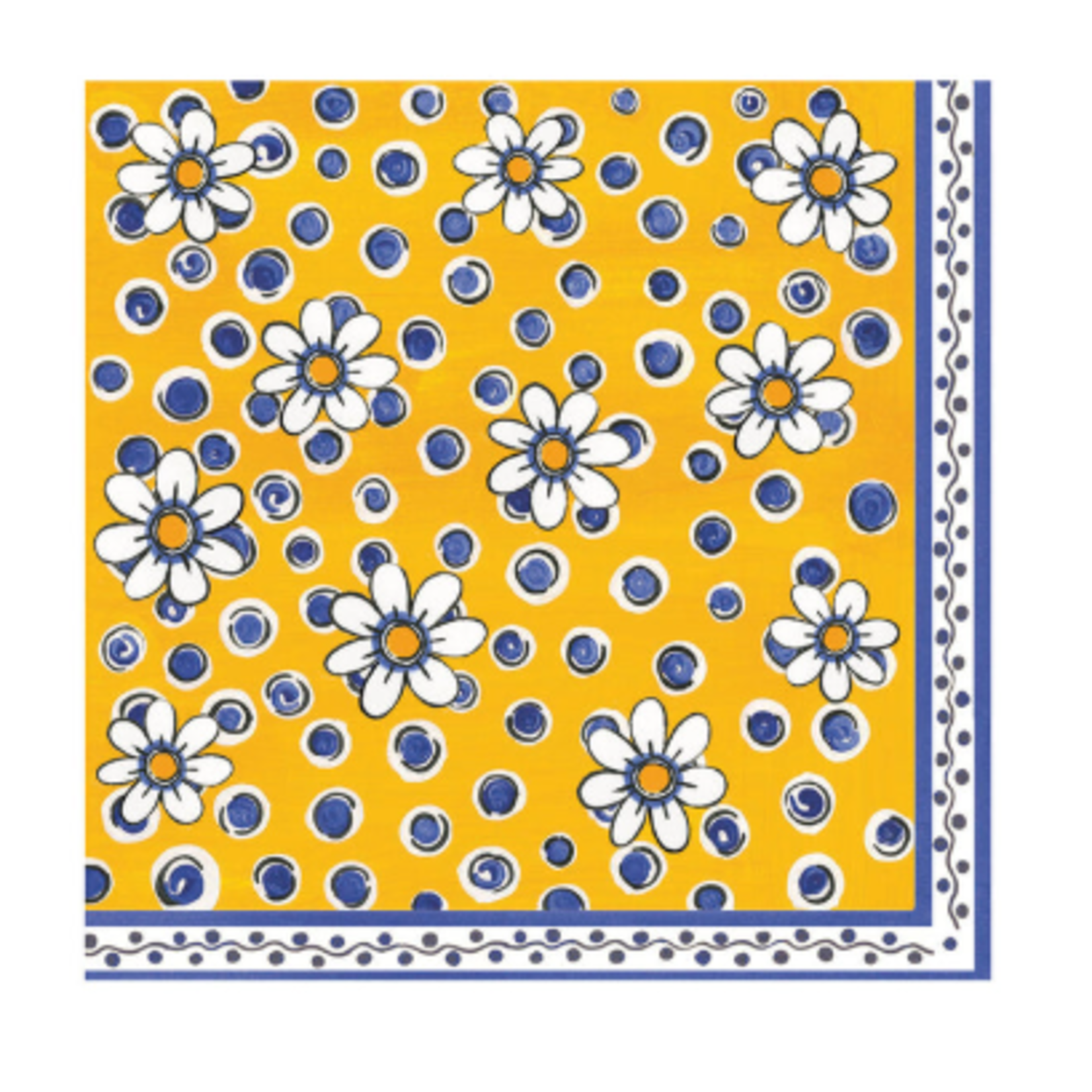 Le Cadeaux Gift Set of Cocktail Napkins in Acrylic Holder