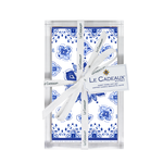 Le Cadeaux Gift Set of Guest Towel/Buffet Napkins in Acrylic Holder