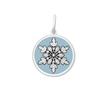 Lola Snowflake Silver Pale Blue - Small