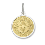 Lola Compass Rose Gold Center Vermeil - Medium