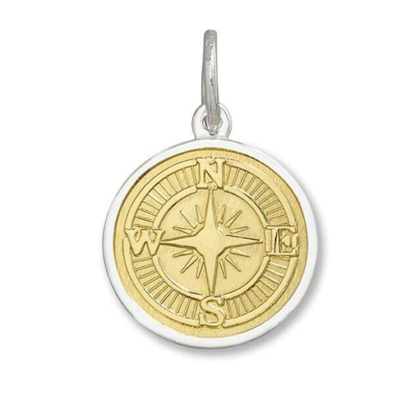 Lola Compass Rose Gold Center Vermeil - Medium