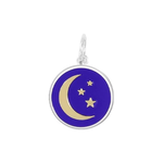 Lola Moon & Stars Gold Royal Blue- Small