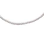 Lola Choker - 4mm Freshwater Pearl Petite Silver