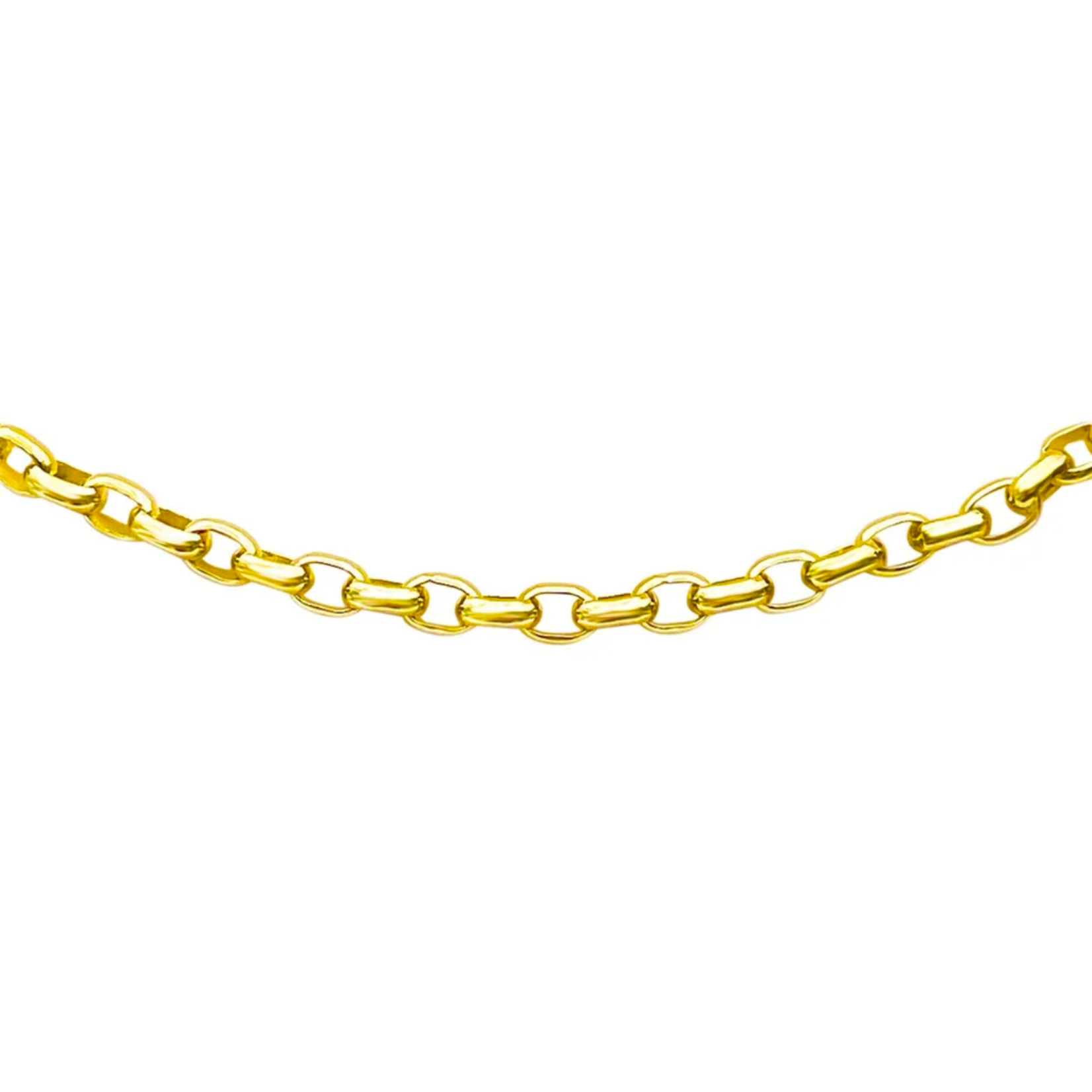 Lola Chain - Signature Rolo Gold 4.0mm 18"