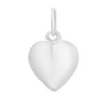 Lola Puffy Heart Silver Medium