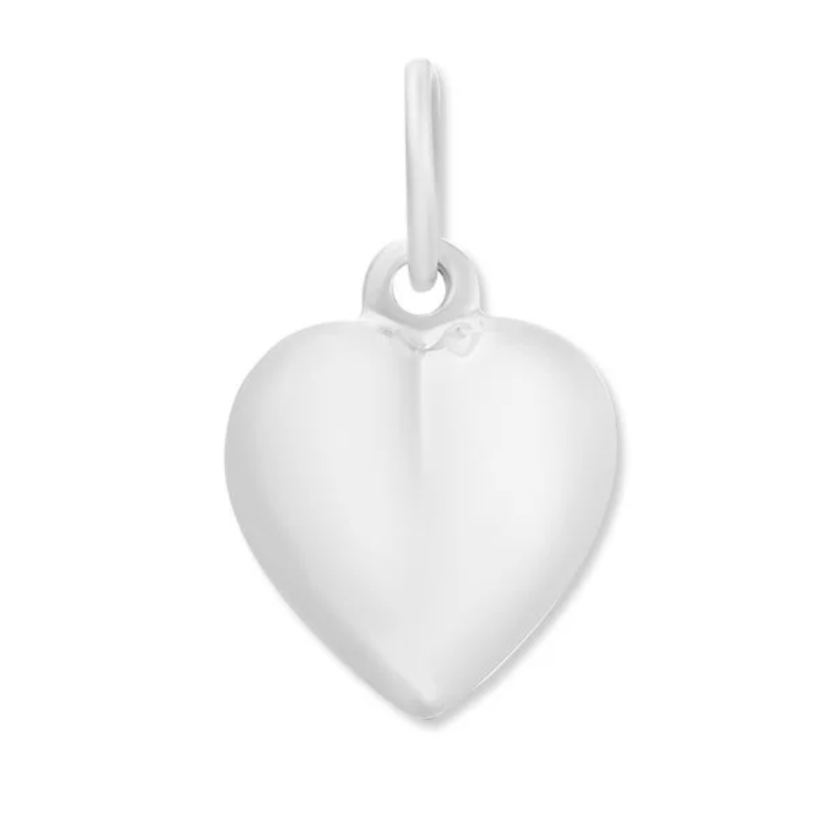 Lola Puffy Heart Silver Medium