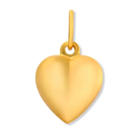 Lola Puffy Heart Gold Medium