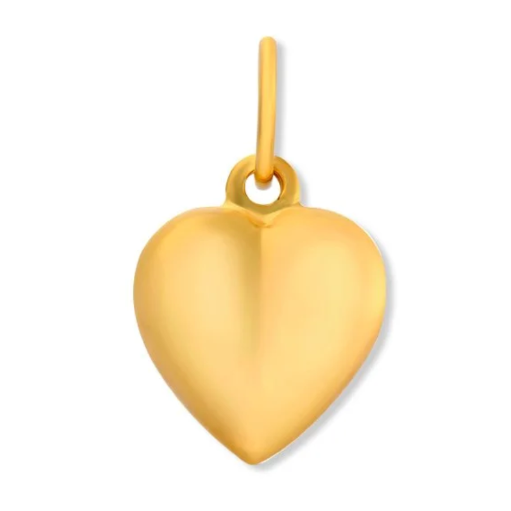 Lola Puffy Heart Gold Medium