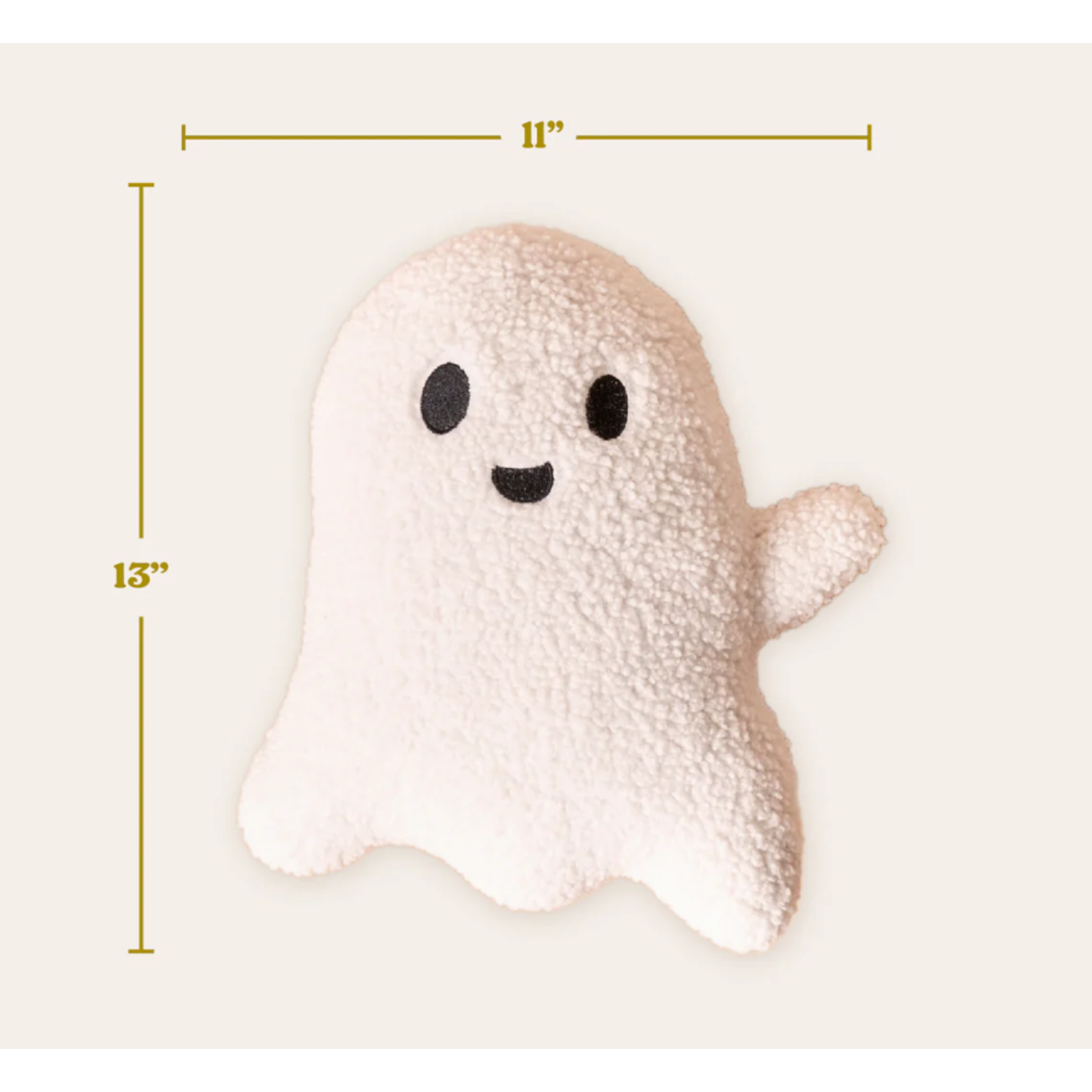 The Darling Effect Throw Pillow - Ghost