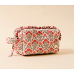 The Darling Effect Essentials Quilted Cosmetic Pouch - Everbloom Dusty Rose